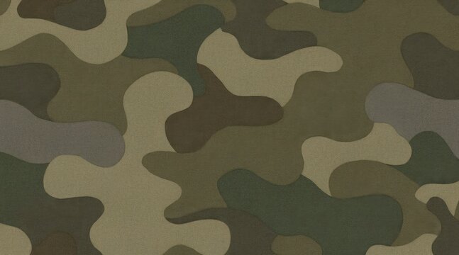 Green and Brown Camouflage Pattern Background.