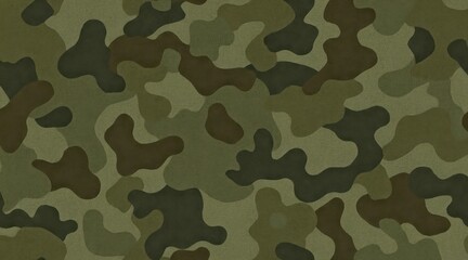 Fototapeta premium Green Camouflage Pattern Abstract Background