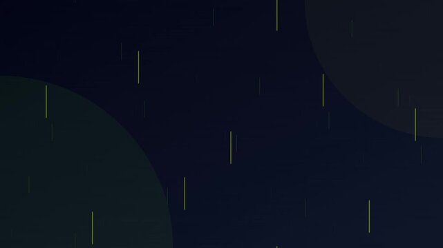 electric chartreuse high contrast rain animation for tech