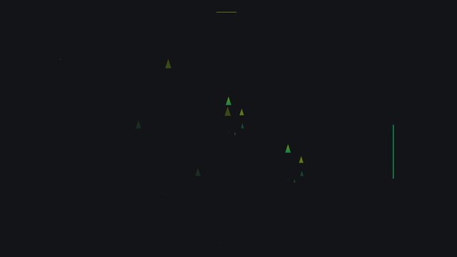 Electric Green And Yellow Modern Tech Firework Display