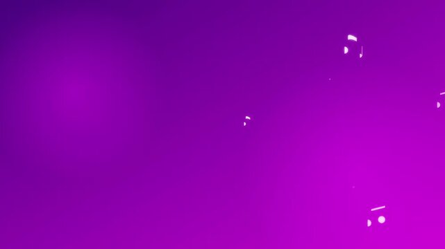electric indigo and fuchsia vibrant social media music notes