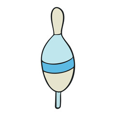 Fishing Float Stick Illustration © nikagraphic