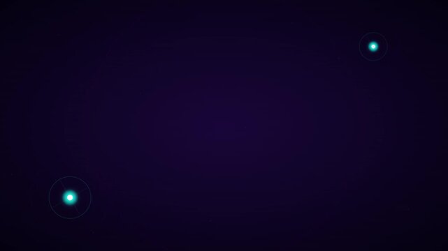 Electric Violet And Cyan Modern Durga Puja Animation