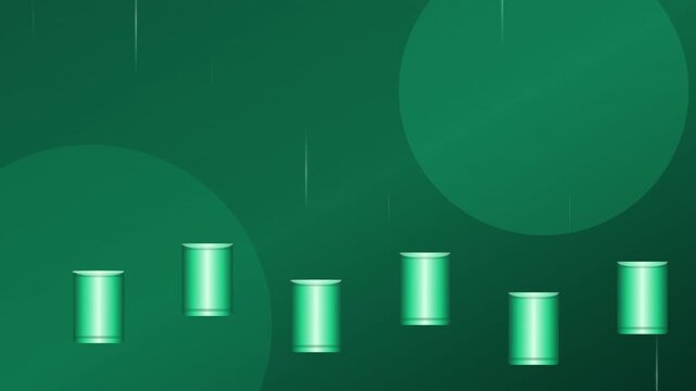 Emerald City Green Rain Hitting Lustrous Metal Tins