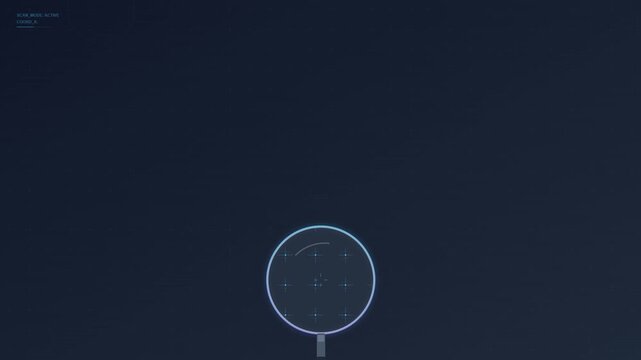expanding search magnifying glass motion graphic background