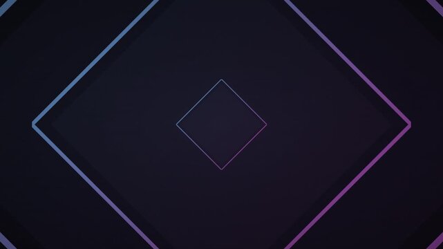 Flat Vector Diamond Grow Transition Retro Futuristic Duotone