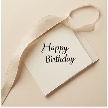 Happy birthday greeting card