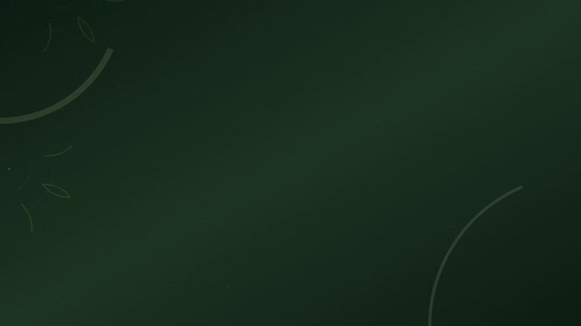 Forest Green Gold Mandala Spiritual Festival Background Animation