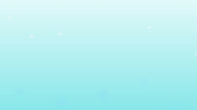 Frosty Winter Ice Blue Bokeh Vector Scene