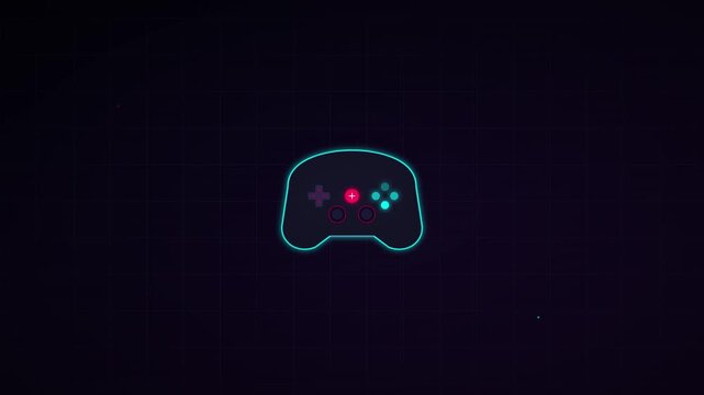 gaming controller esports digital entertainment motion graphic