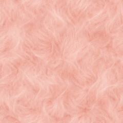 Fototapeta premium Coral fluffy fur texture background