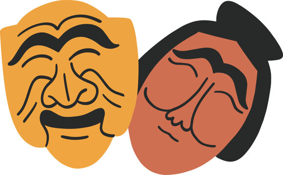 Traditional Korean Hahoe Tal Masks