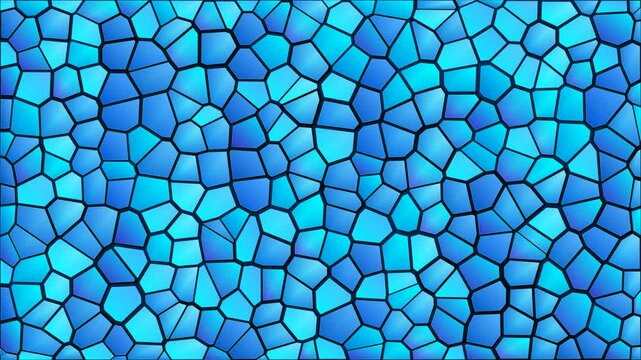 Abstract Premium Blue Mirror Fragments Create Stunning Mosaic Art