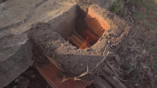 chulha a traditional South Asian cooking stove in india