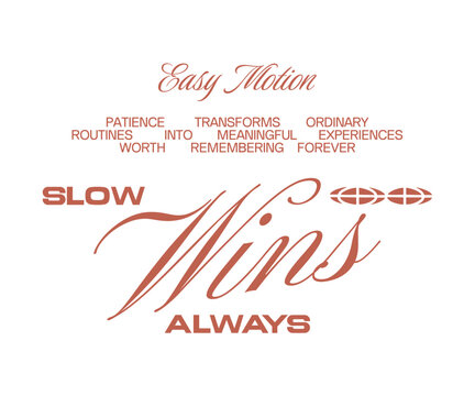 Inspirational Minimal Typography Graphic for T-Shirt and Print, Aesthetic Streetwear Quote Lettering Vector Design