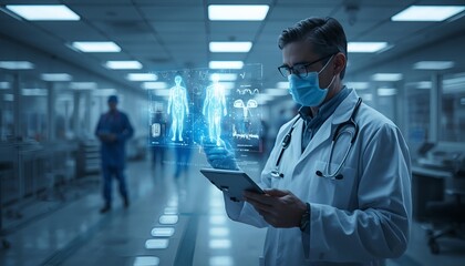 Fototapeta premium AI Healthcare Technology
