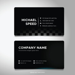Obraz premium Professional car dealer business card
