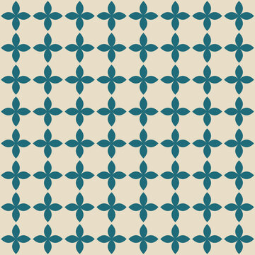 Quatrefoil seamless pattern, Moroccan clover trellis vector background for textile and wallpaper