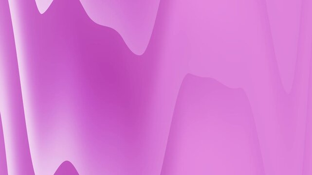 Abstract Pink Fluid Motion Background. The animation consists of gentle, undulating curves that resemble silky fabric or a thick, swirling liquid moving in slow motion