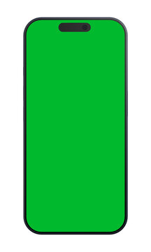 phone with green screen