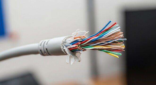 Unraveled Connections: A Microscopic Look at Broken Wires