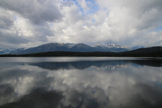 Summer Morning On Pyramid Lake, Jasper National Park, Alberta