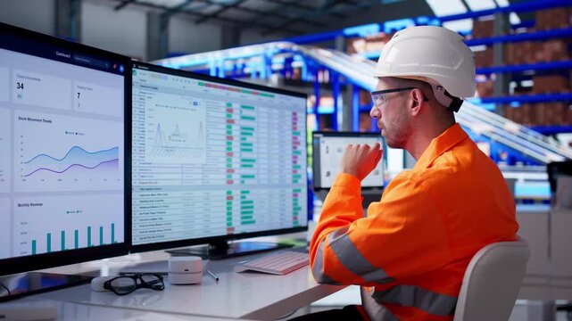 Logistic Analyst Using Computer