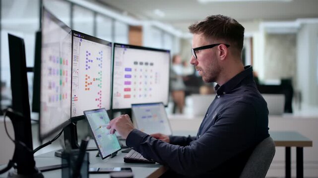 Business Analyst Working On Customer Journey Map