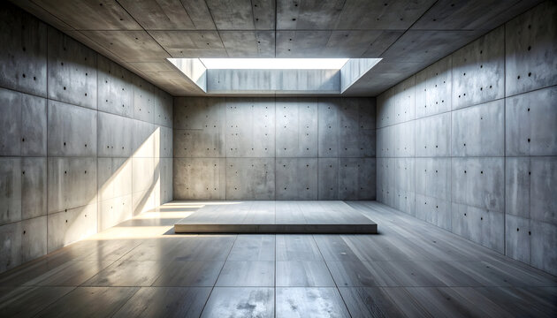 Italian Brutalist interior look detailed and full of authentic historical reconstruction dark dramatic photography generative AI