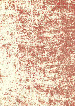 A3 Abstract distressed texture Halloween background with scratches and grunge effect in cream
