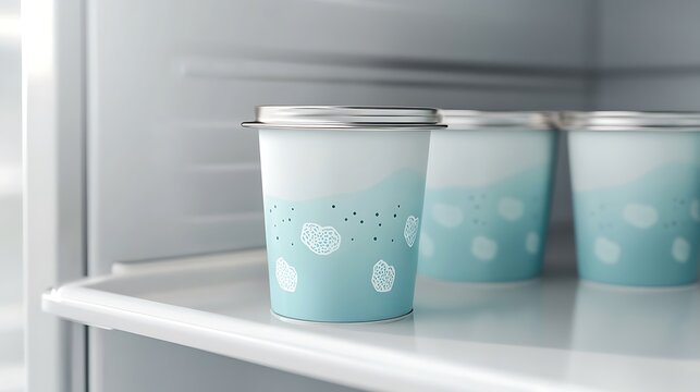 Empty glass jars with lids on white shelf. Clean transparent containers for storage and organization in bright kitchen.