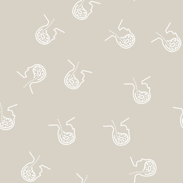 shunt insertion or revision vector line seamless pattern shunt insertion or revision sign illustration