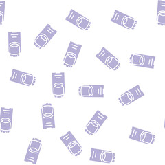 Fototapeta premium finger nail vector glyph seamless pattern finger nail sign illustration