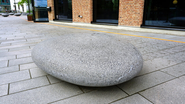 stone chair in the garden