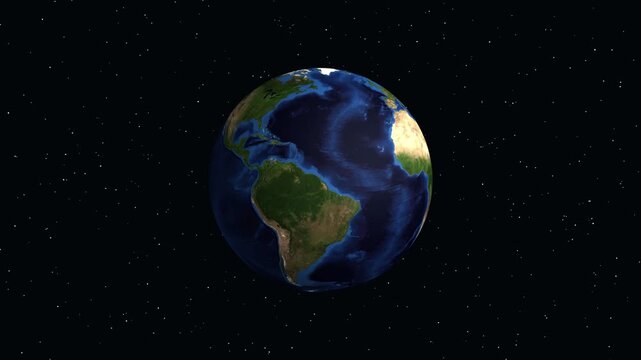 3D Earth Animation Zooming into Edmonton Alberta Canada Location Marker