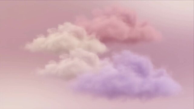 Pastel cloud luxury light overlay background with dreamy soft vapor floating minimal sky creating gentle abstract atmosphere for design dreamy mood and luxury pastel cloud light overlay background