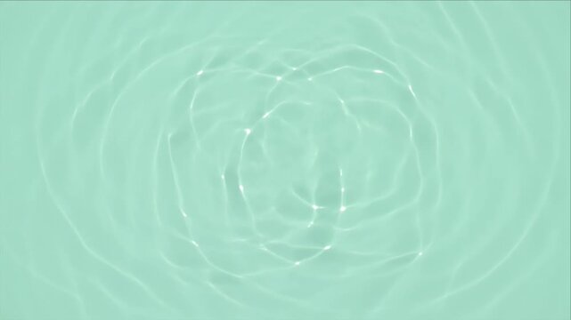 Soft luxury light overlay background with aqua water ripple wave circle pattern abstract texture creating calm elegant spa wellness relaxation mood and tranquil design concept