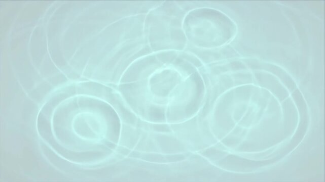 Luxury light overlay background with soft aqua water ripple texture and gentle wave pattern creating elegant abstract surface and circle ripple pattern glows softly with abstract wave motion
