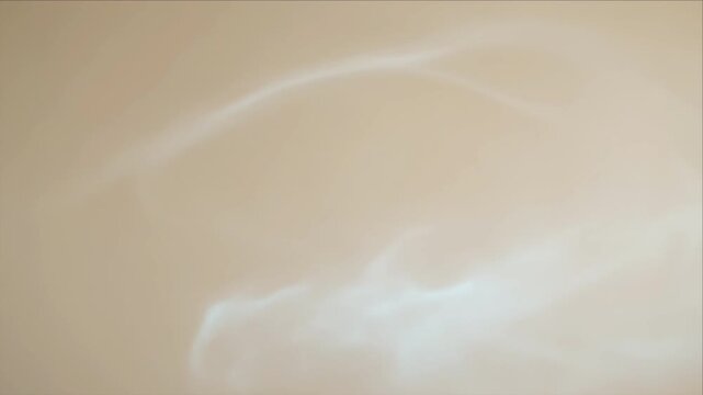Luxury light overlay background with soft glow abstract wave reflection dreamy beige tone subtle motion blur modern minimal design elegant backdrop for banner wall art spa wellness scene