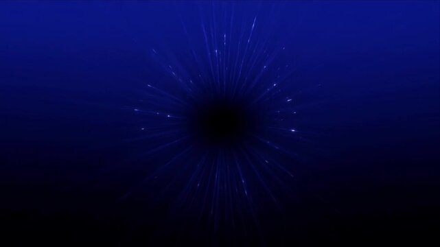 Luxury light overlay background burst from dark center with sparkling particle line and blue radial glow abstract space effect elegant modern gradient design atmospheric texture digital art backdrop