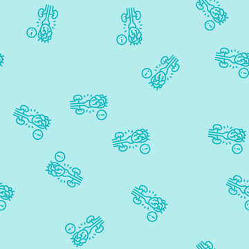 aortic aneurysm cardiology disease vector line seamless pattern aortic aneurysm cardiology disease sign illustration