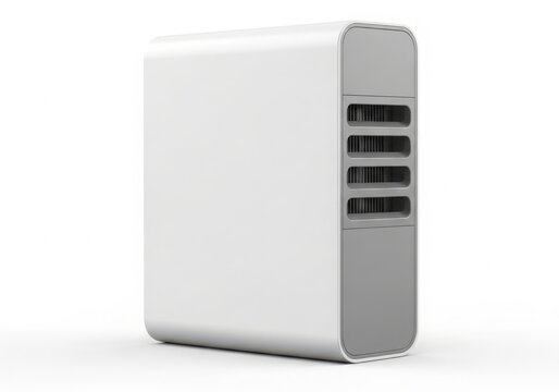 Modern white multi-port charging station