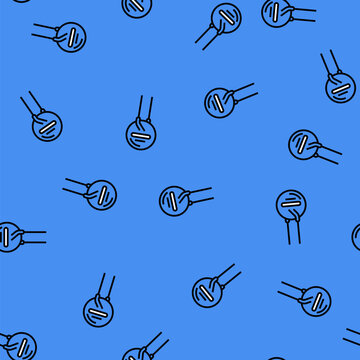varistor electronic component vector seamless pattern varistor electronic component sign illustration