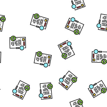 requisition review vector seamless pattern requisition review sign illustration