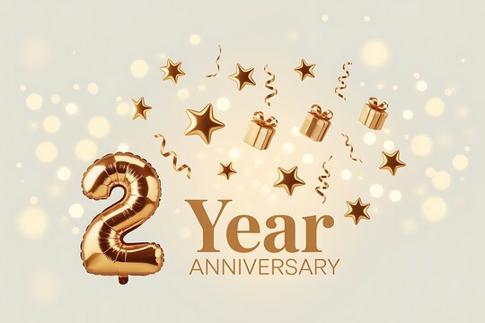 2 Year Anniversary Gold Celebration