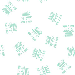 Fototapeta premium social history vector glyph seamless pattern social history sign illustration