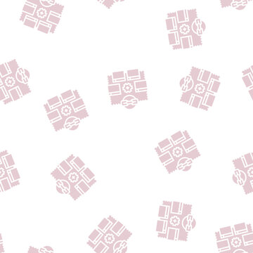 optimization link vector glyph seamless pattern optimization link sign illustration