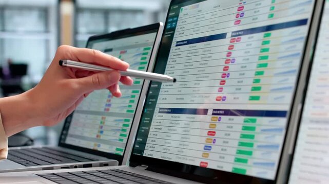 Medical Billing Coder Carefully Reviews Patient Data