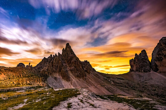 Monte Paterno w Dolomitach