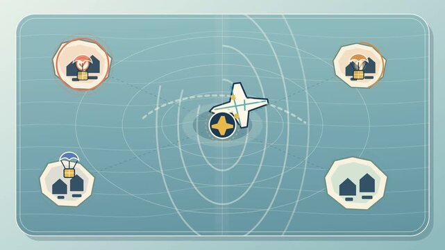 Humanitarian Airdrop Coverage for Isolated Communities
